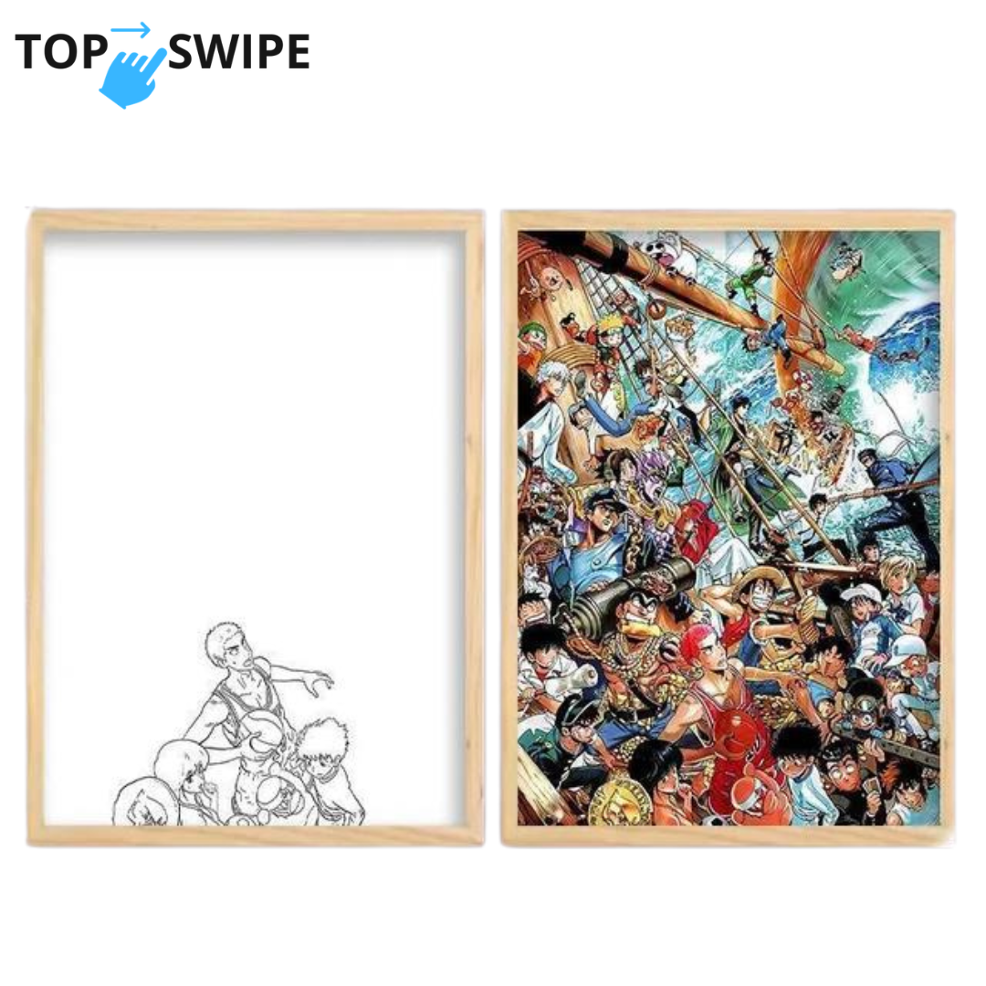 Topswipe | Lichtende Anime Frame