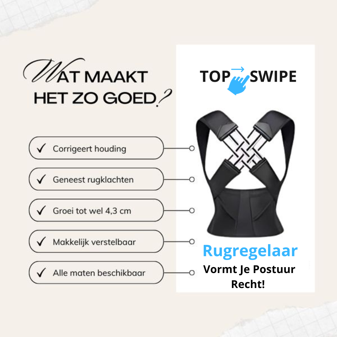 RugRegelaar - Vormt Je Postuur Recht!